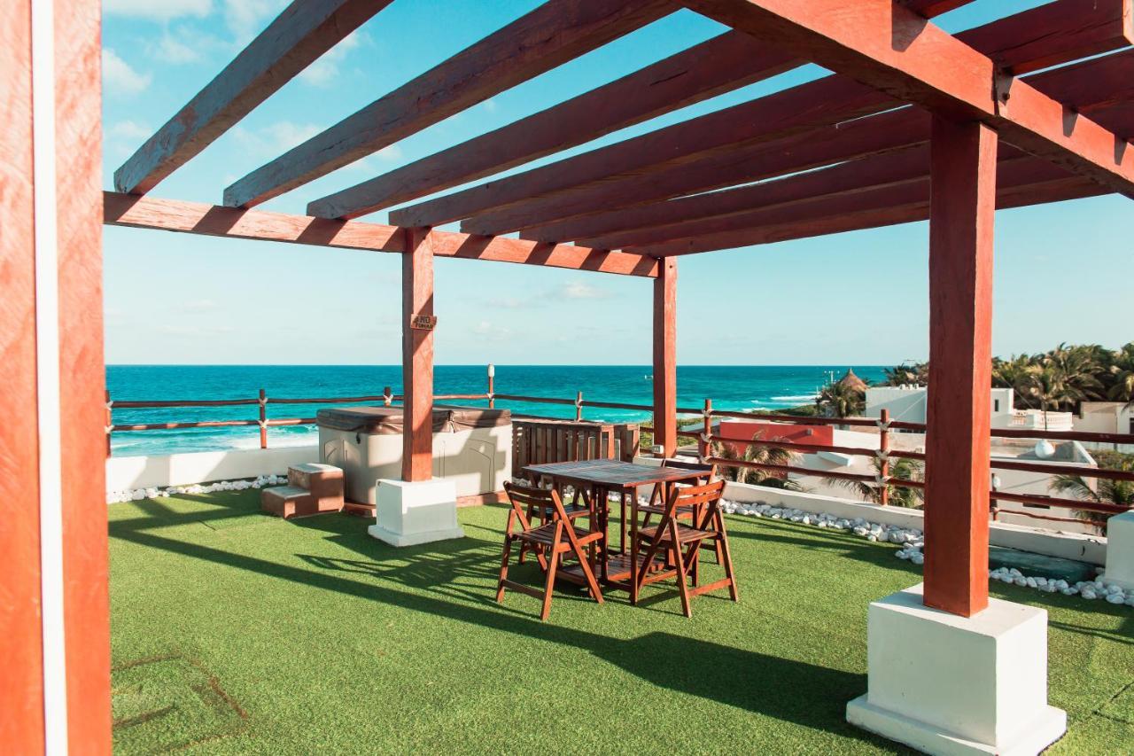 Villa With Ocean View, Pool, Restaurant And Rooftop Исла-Мухерес Экстерьер фото