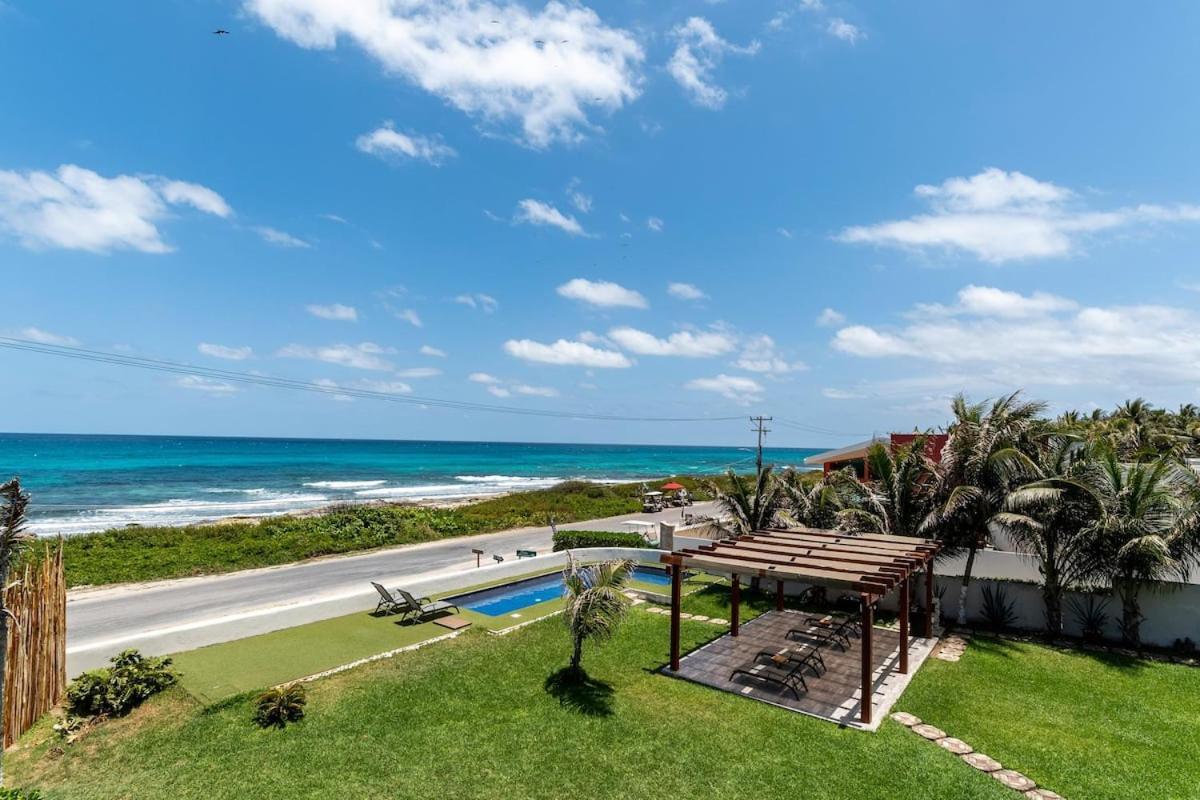 Villa With Ocean View, Pool, Restaurant And Rooftop Исла-Мухерес Экстерьер фото
